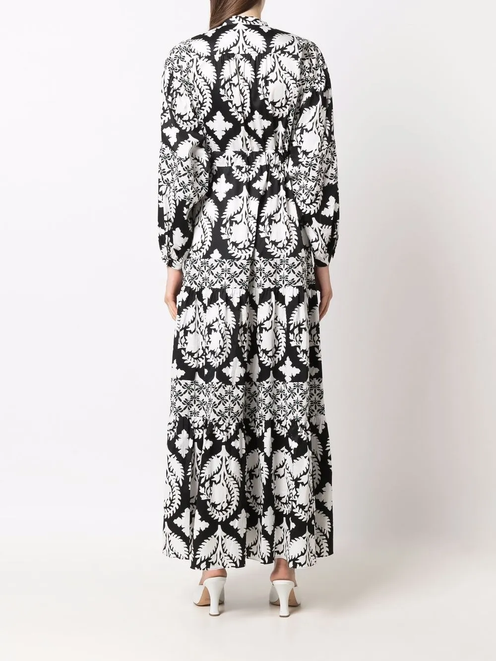 фото Dvf diane von furstenberg платье макси tessa с поясом