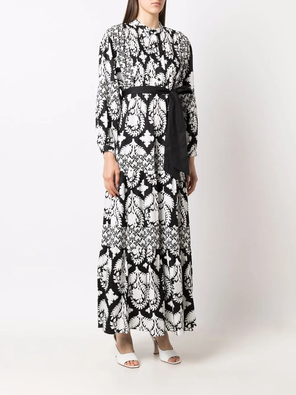 фото Dvf diane von furstenberg платье макси tessa с поясом