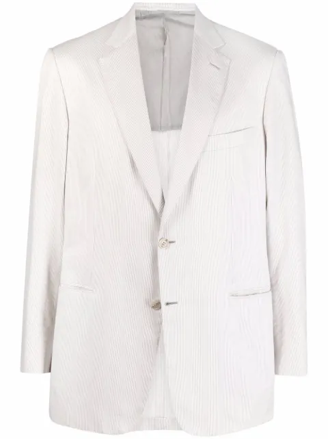 Brioni striped single breasted blazer