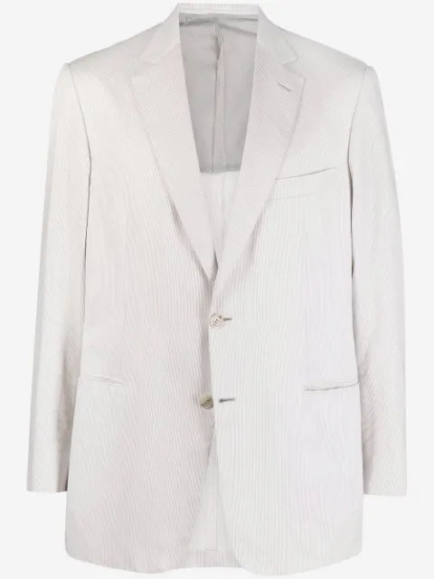 Brioni striped single breasted blazer