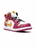 Jordan Kids Jordan 1 Mid DOD (TD) 'Day of the Dead' sneakers - White