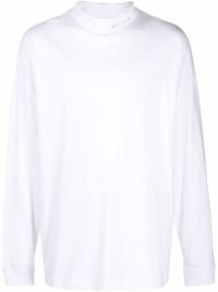 ＜Farfetch＞ 1017 ALYX 9SM オーバーサイズ ロゴ Tシャツ - ホワイト画像