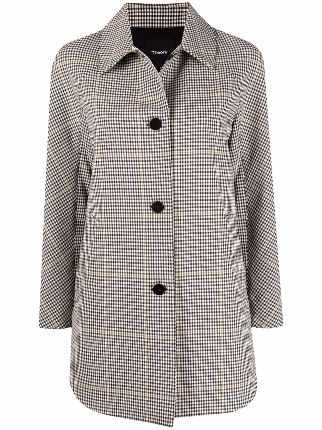 plaid car coat mens