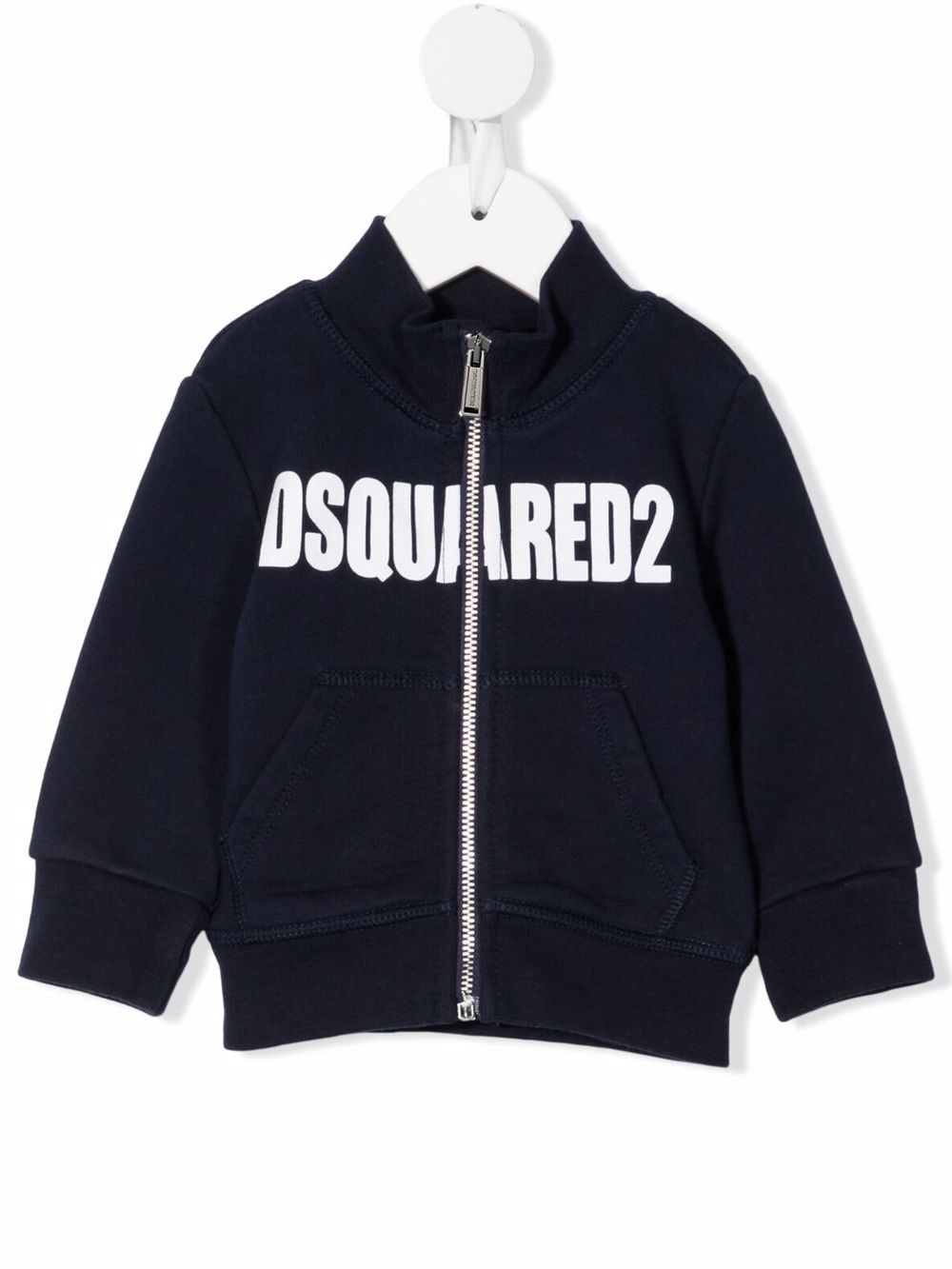 фото Dsquared2 kids куртка на молнии с логотипом