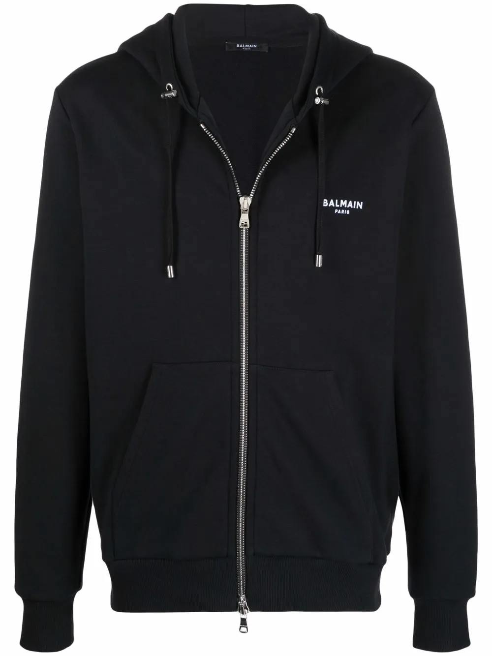 

Balmain hoodie con logo bordado - Negro