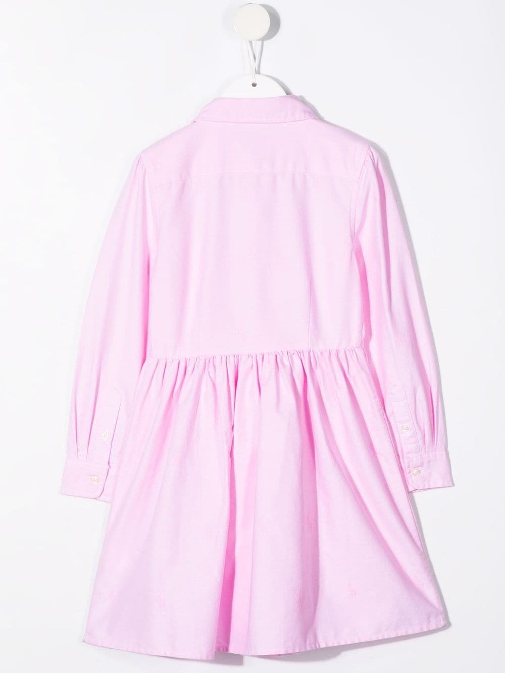 Shop Ralph Lauren Poplin Shirt Dress In Pink