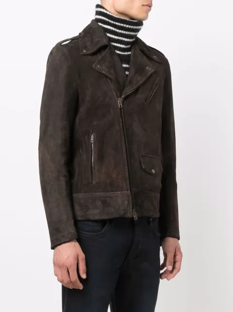 holt suede biker jacket