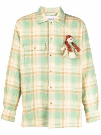 Doublet doll-applique check-print Shirt - Farfetch