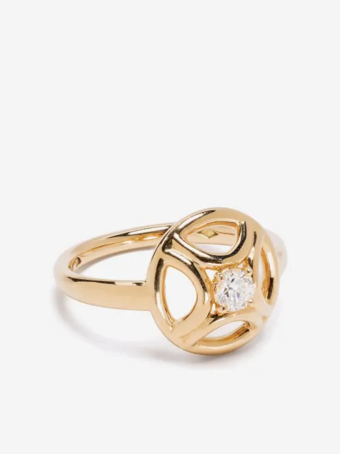 Loyal.e Paris 18kt recycled yellow gold Perpétuel.le diamond ring