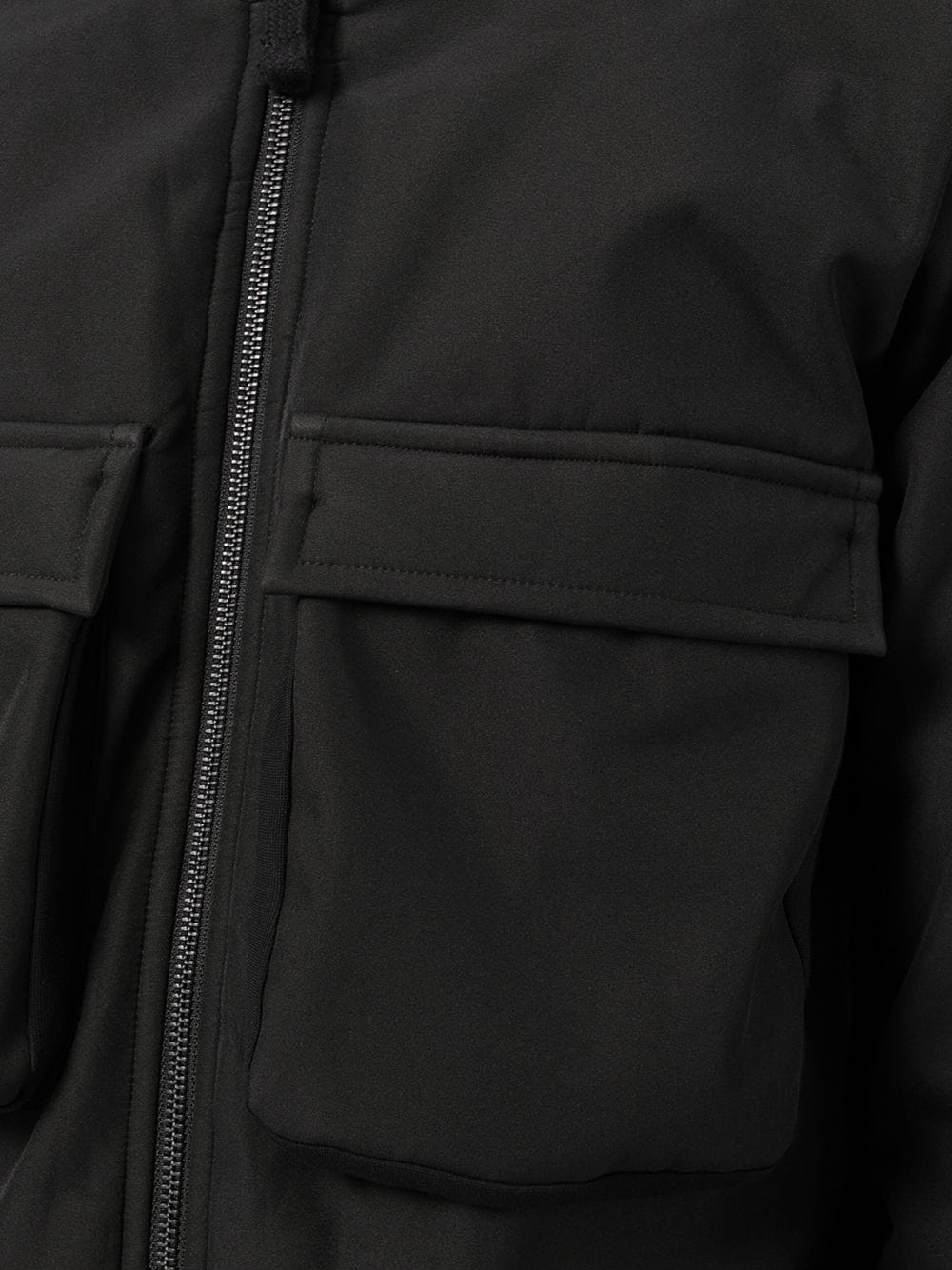 Shop Thom Krom Lightweight Zipped Jacket In Black