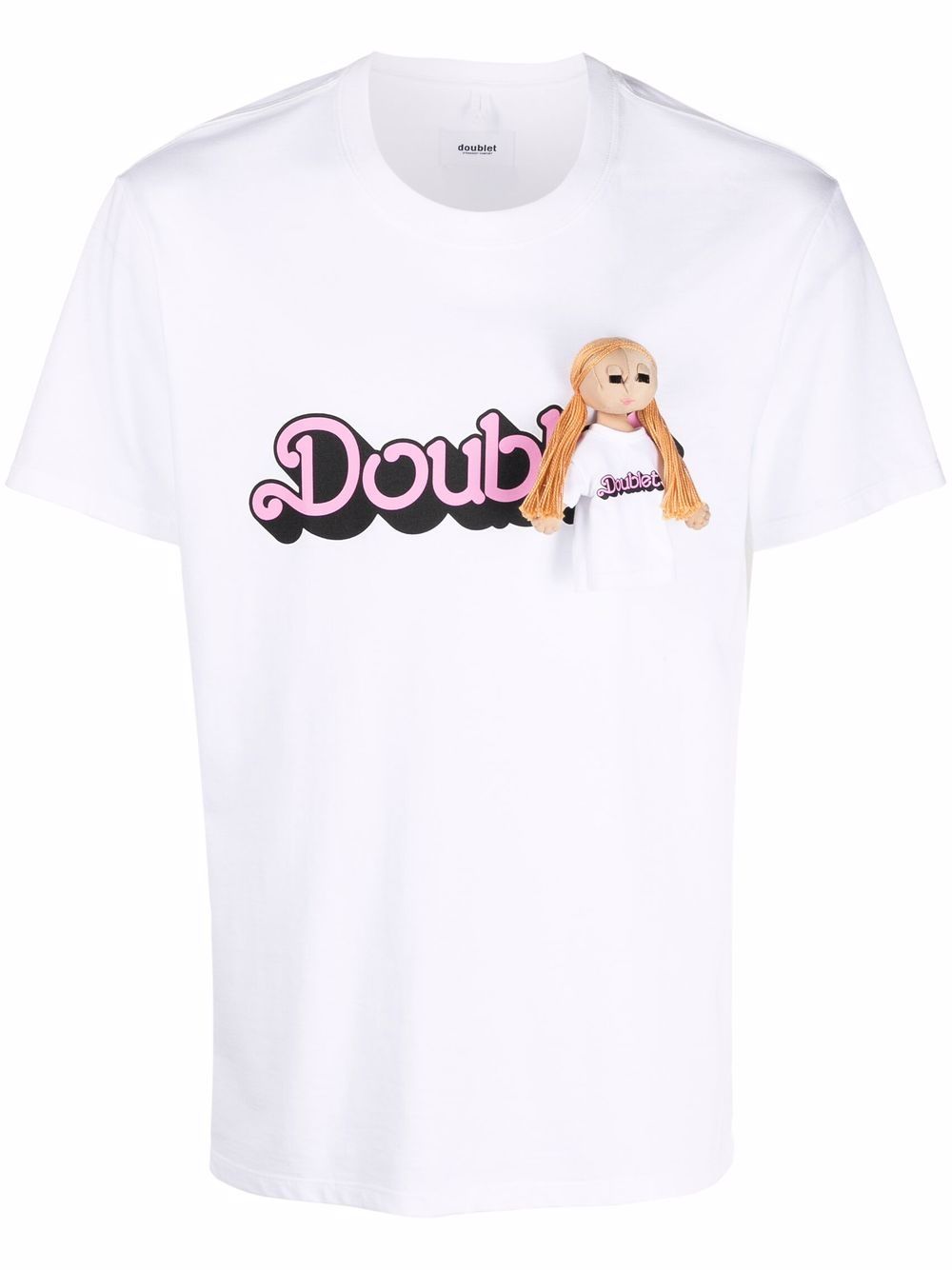 фото Doublet футболка с аппликацией