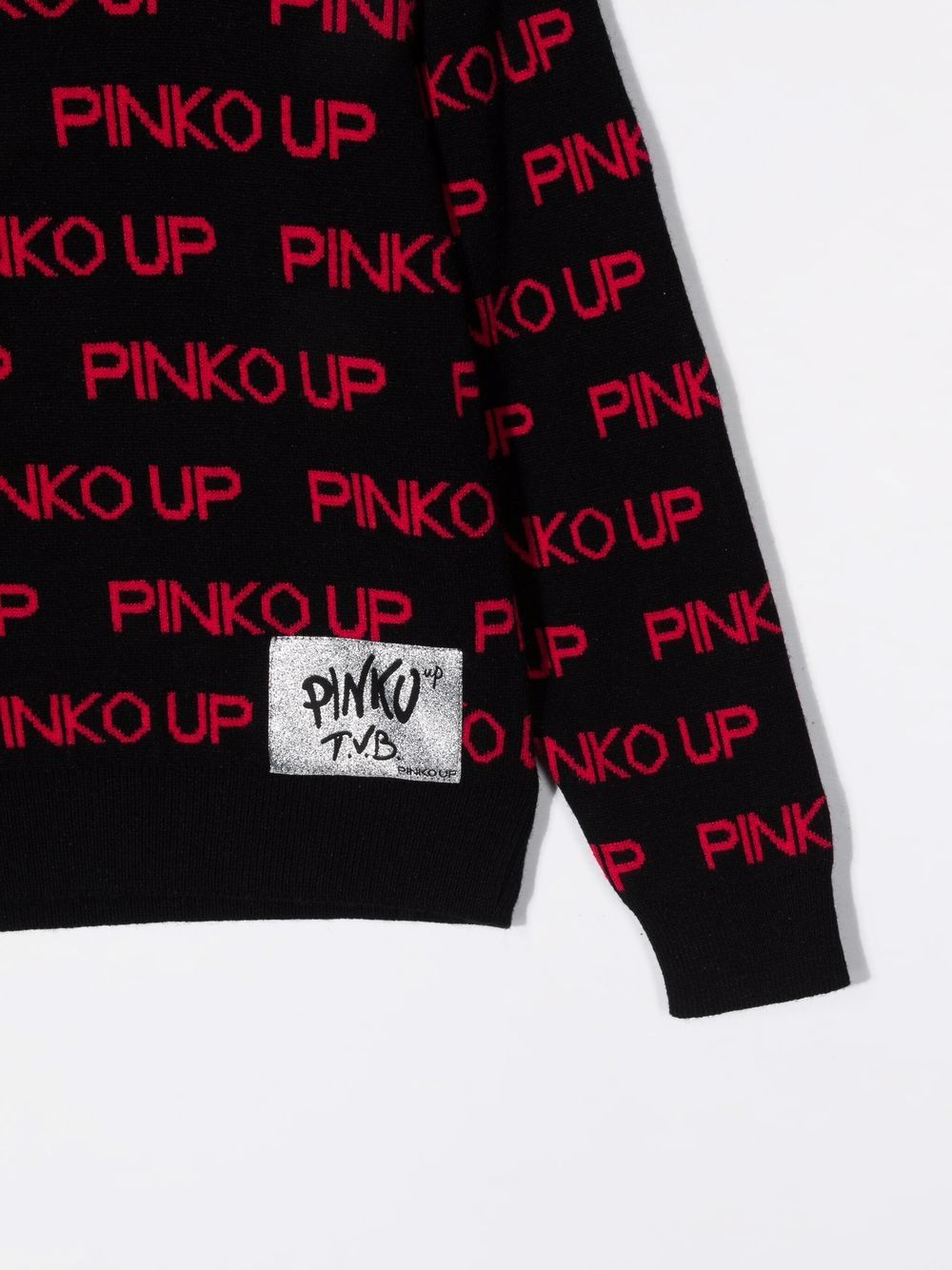 фото Pinko kids logo crew-neck jumper