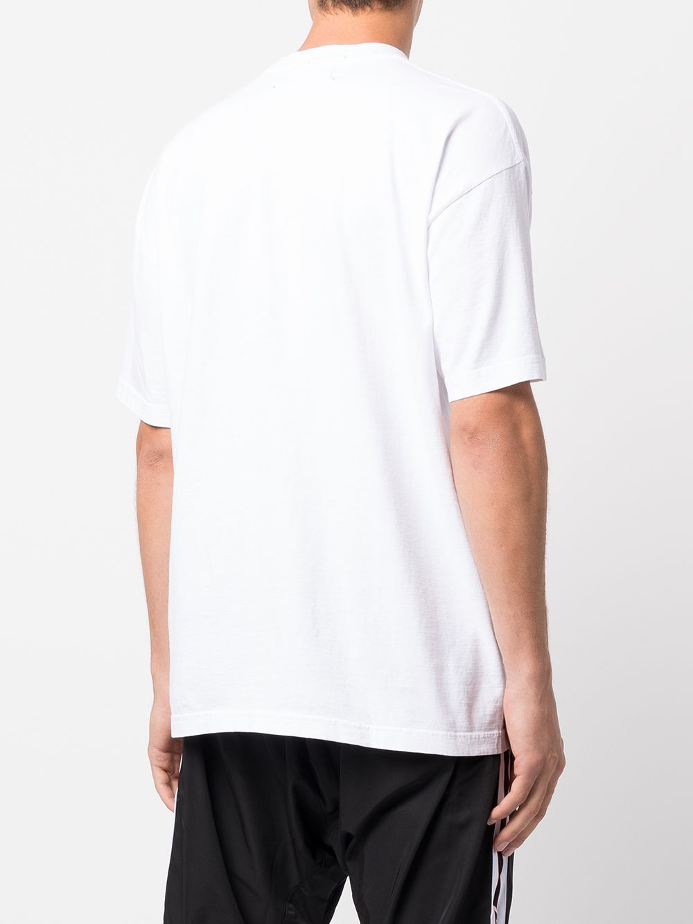 Shop Domrebel Logo-print Cotton T-shirt In White