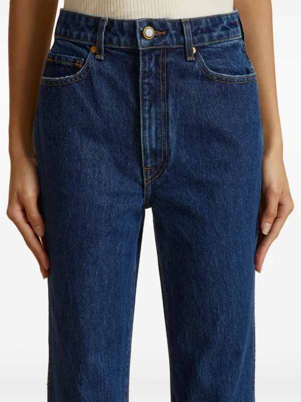 KHAITE The Abigail straight-leg Jeans | Blue | FARFETCH