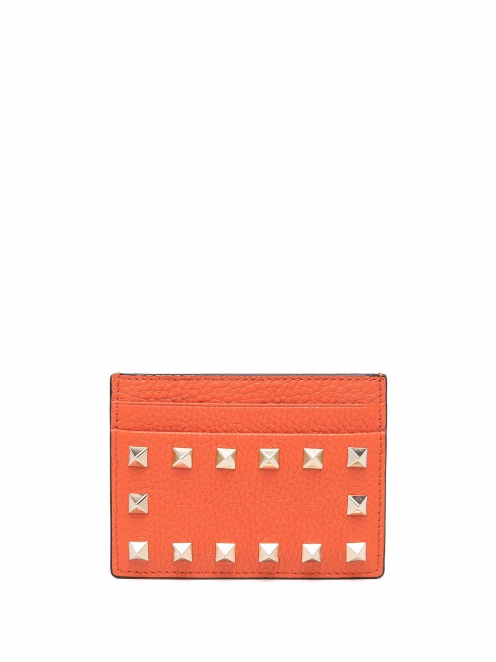 фото Valentino garavani rockstud leather cardholder