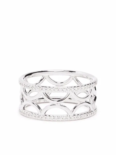Loyal.e Paris 18kt recycled white gold Perpétuel.le diamond band ring