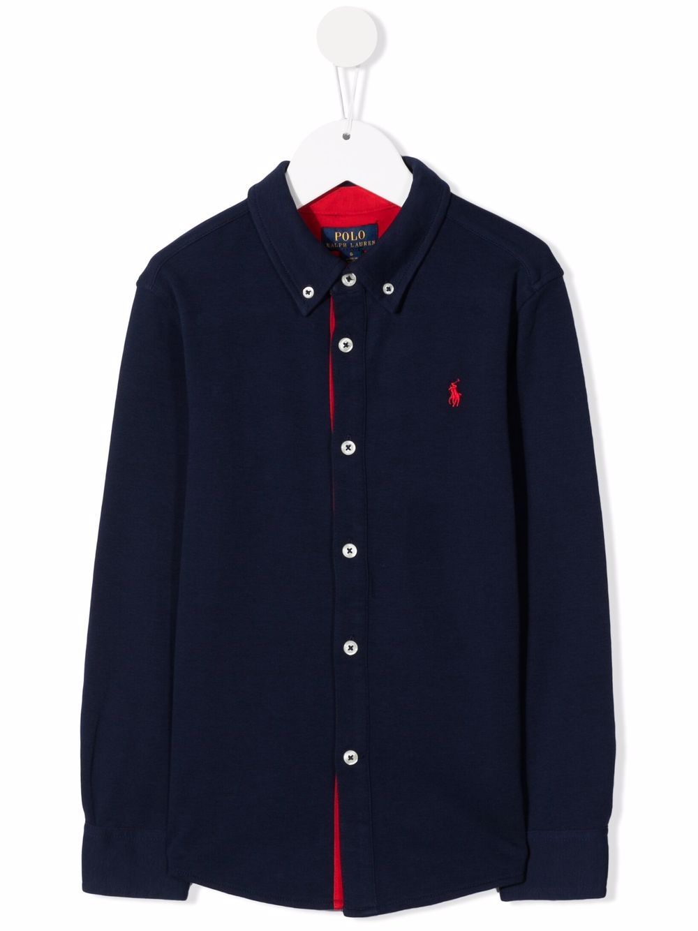 

Ralph Lauren Kids camisa con logo bordado - Azul