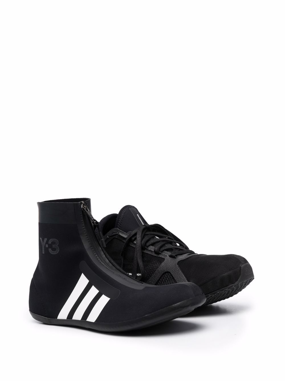 Shop Y-3 Runner 4d Iow Sneakers In Schwarz