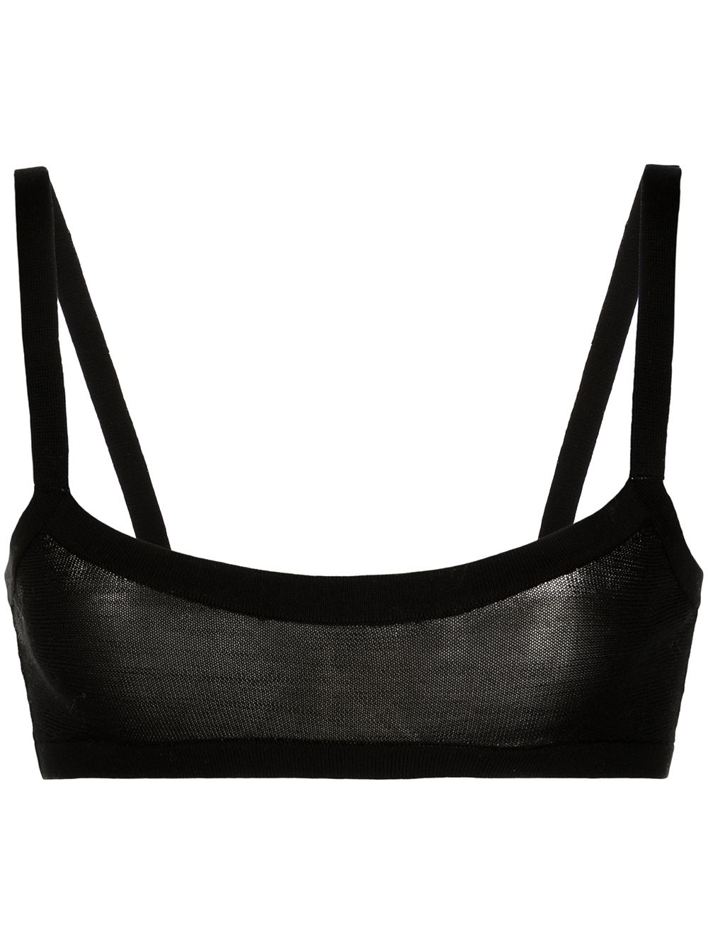 

KHAITE The Vara bralette top - 200/BLACK