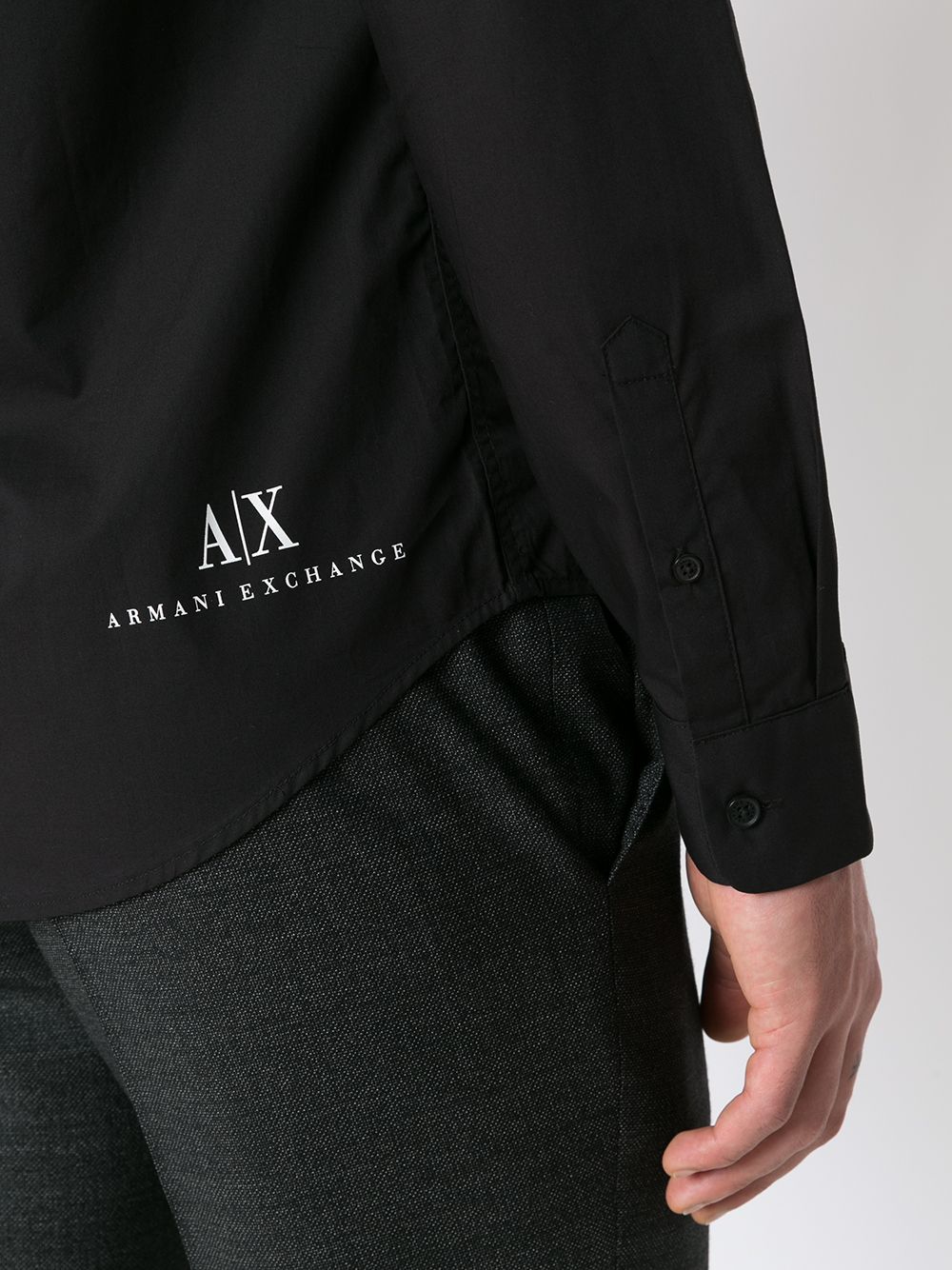 фото Armani exchange рубашка с логотипом