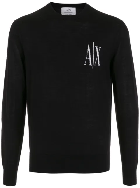 armani exchange knitted jumper