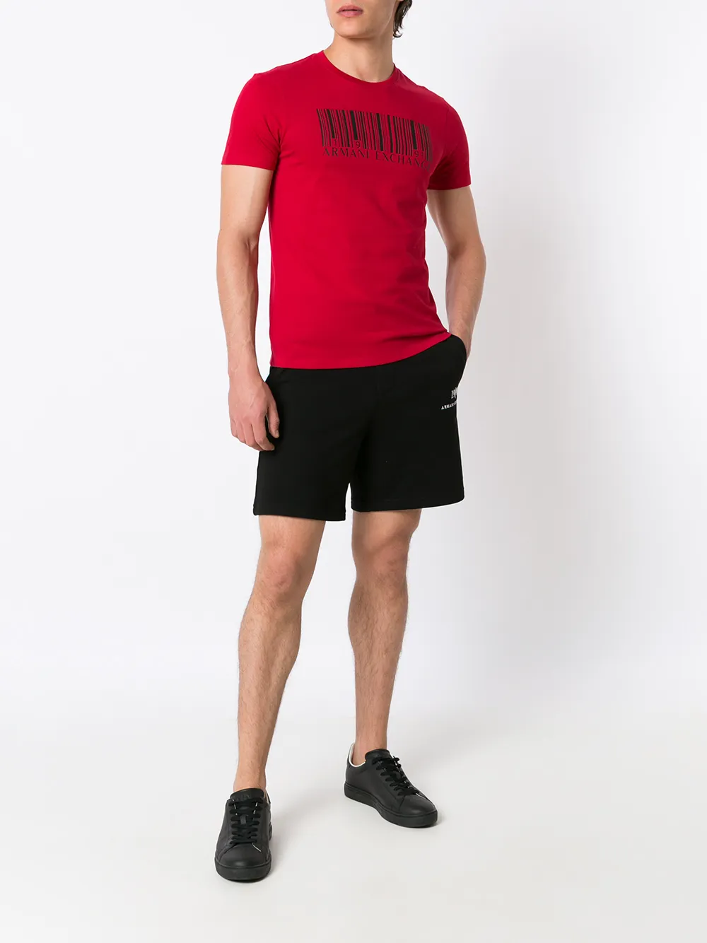 фото Armani exchange футболка с логотипом