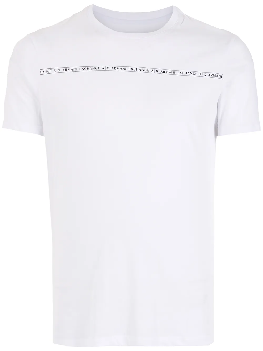 

Armani Exchange playera con logo estampado - Blanco