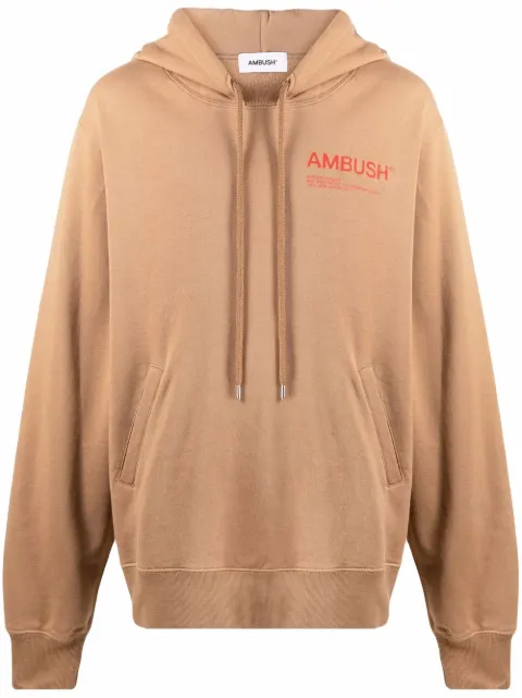 AMBUSH هودي بطبعة شعار الماركة