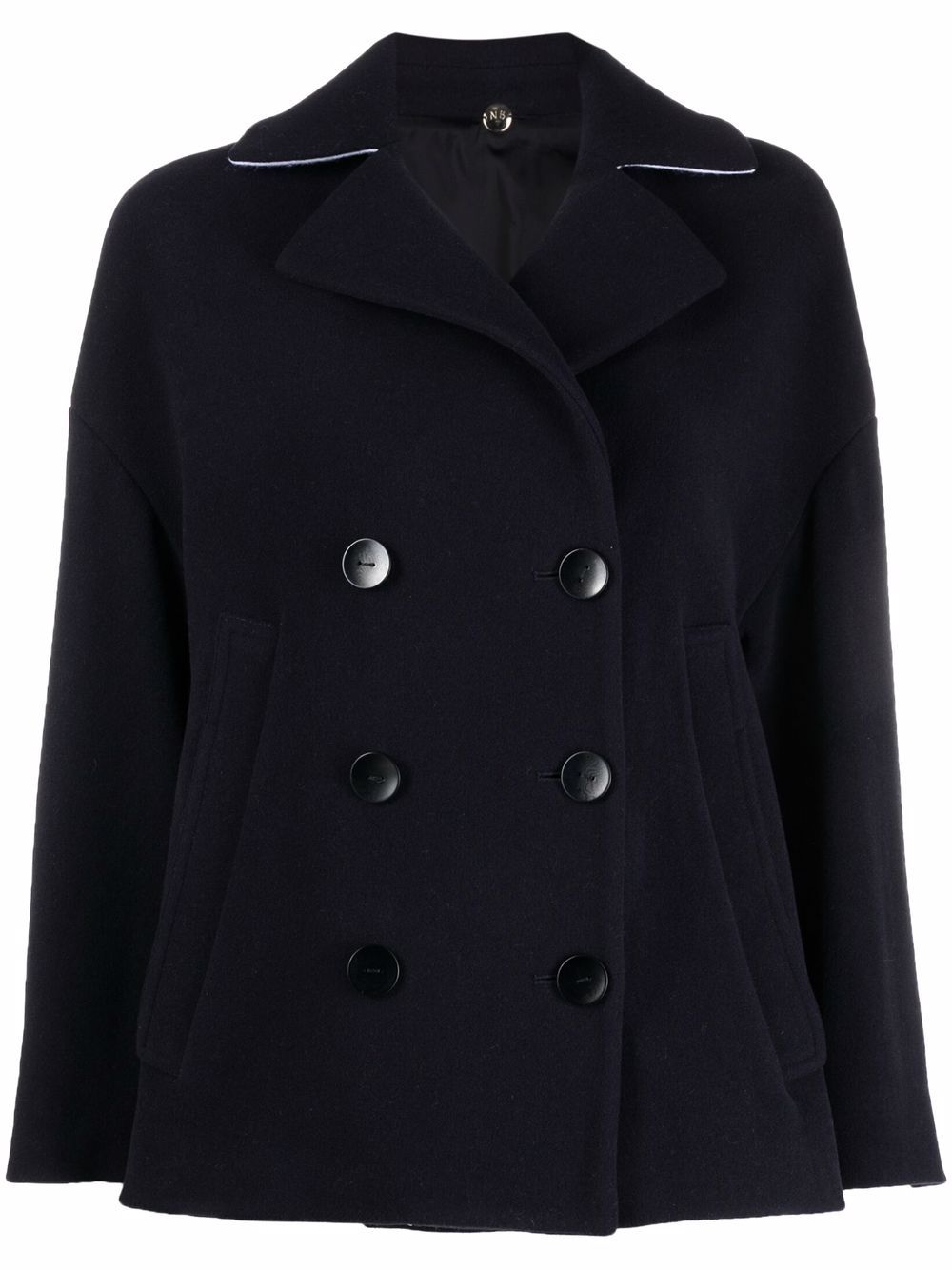 Numerootto double-breasted Short Coat - Farfetch