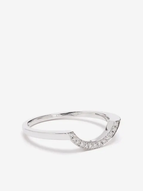 Loyal.e Paris 18kt recycled white gold Intrépide diamond pavé ring