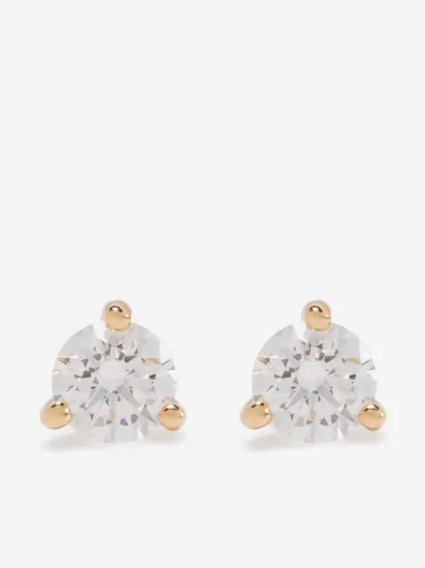Loyal.e Paris 18kt recycled yellow gold Pur.e diamond earrings