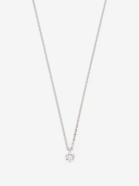 Loyal.e Paris 18kt recycled white gold Pendentif diamond necklace