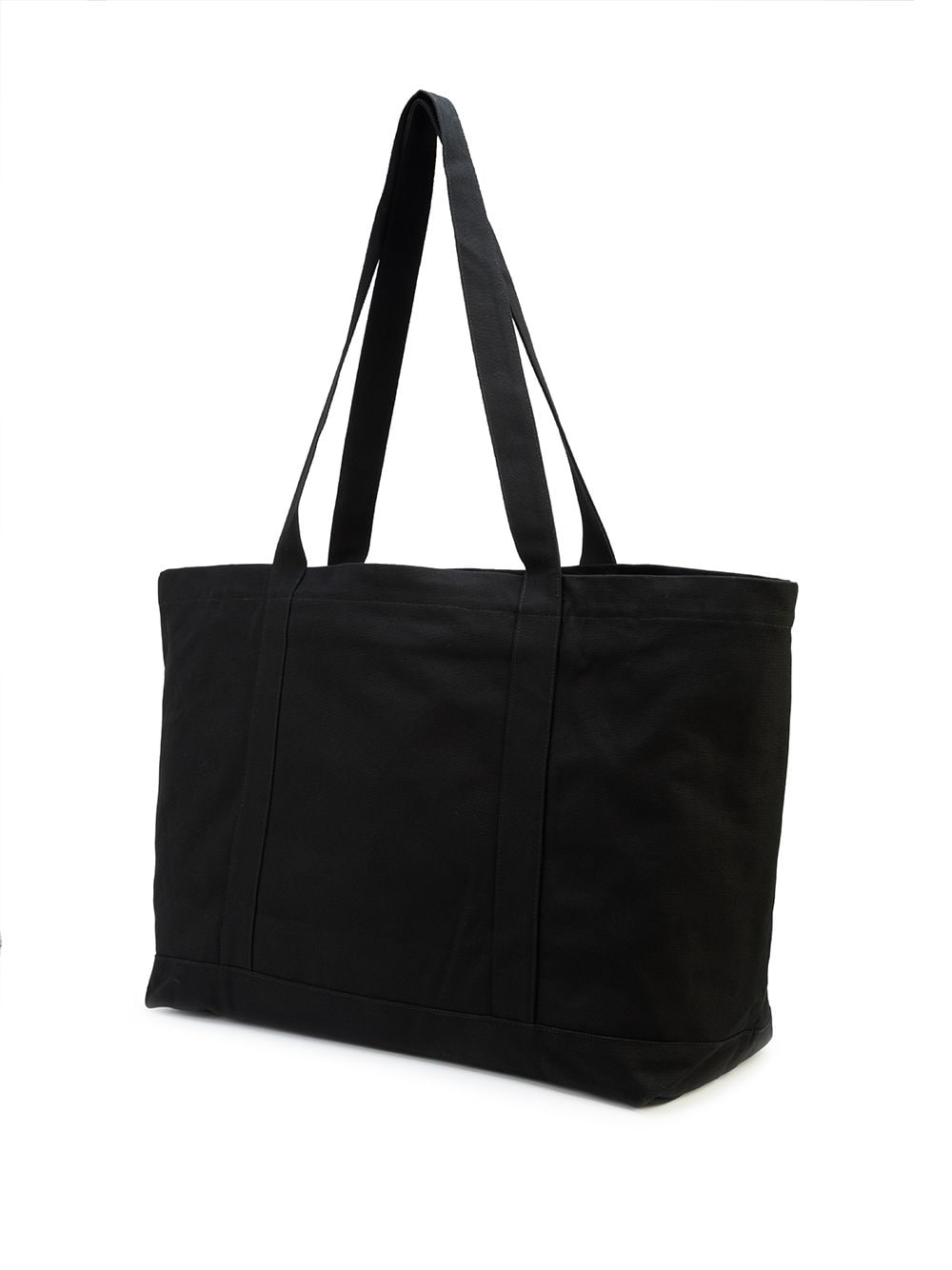 Shop Raf Simons Logo-patch Tote Bag In Black