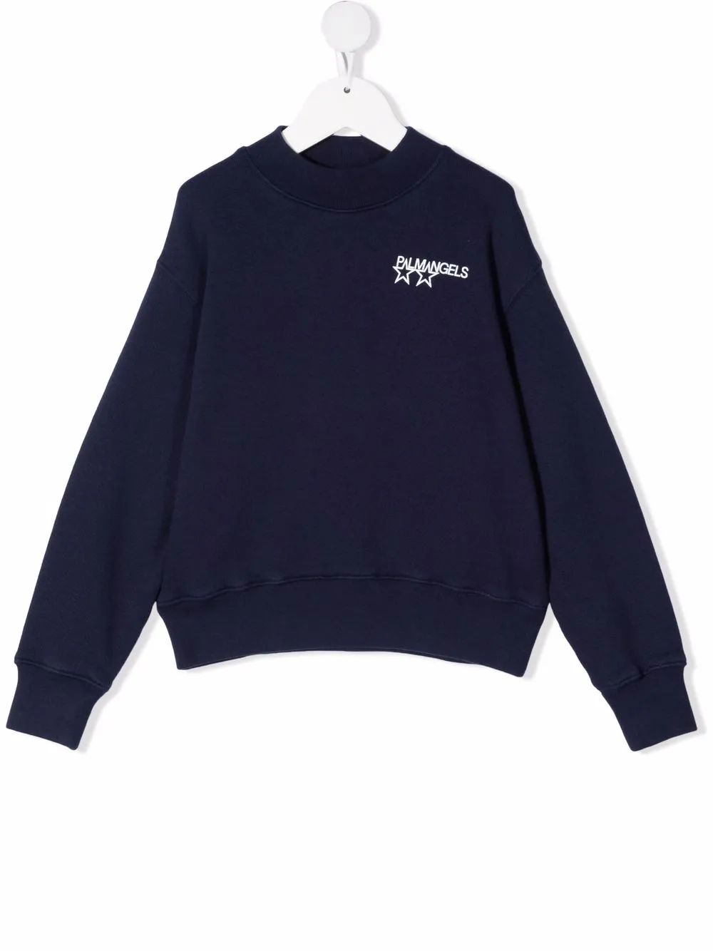 

Palm Angels Kids sudadera con logo estampado - Azul