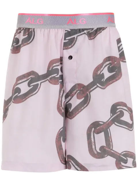 Àlg Samba canção com estampa de corrente