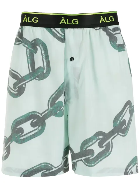 Àlg Samba canção com estampa de corrente