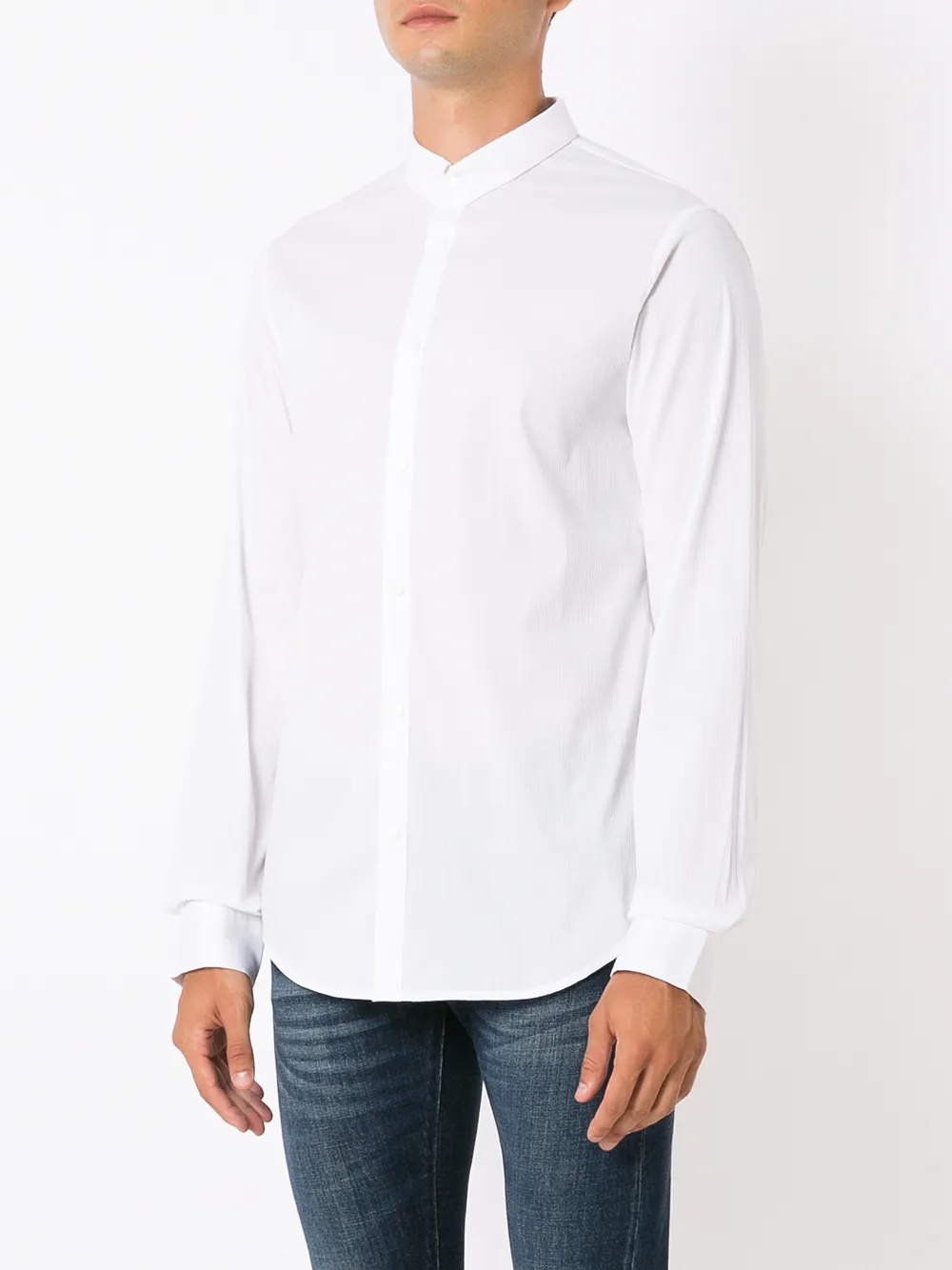 Armani Exchange Button-up overhemd Wit