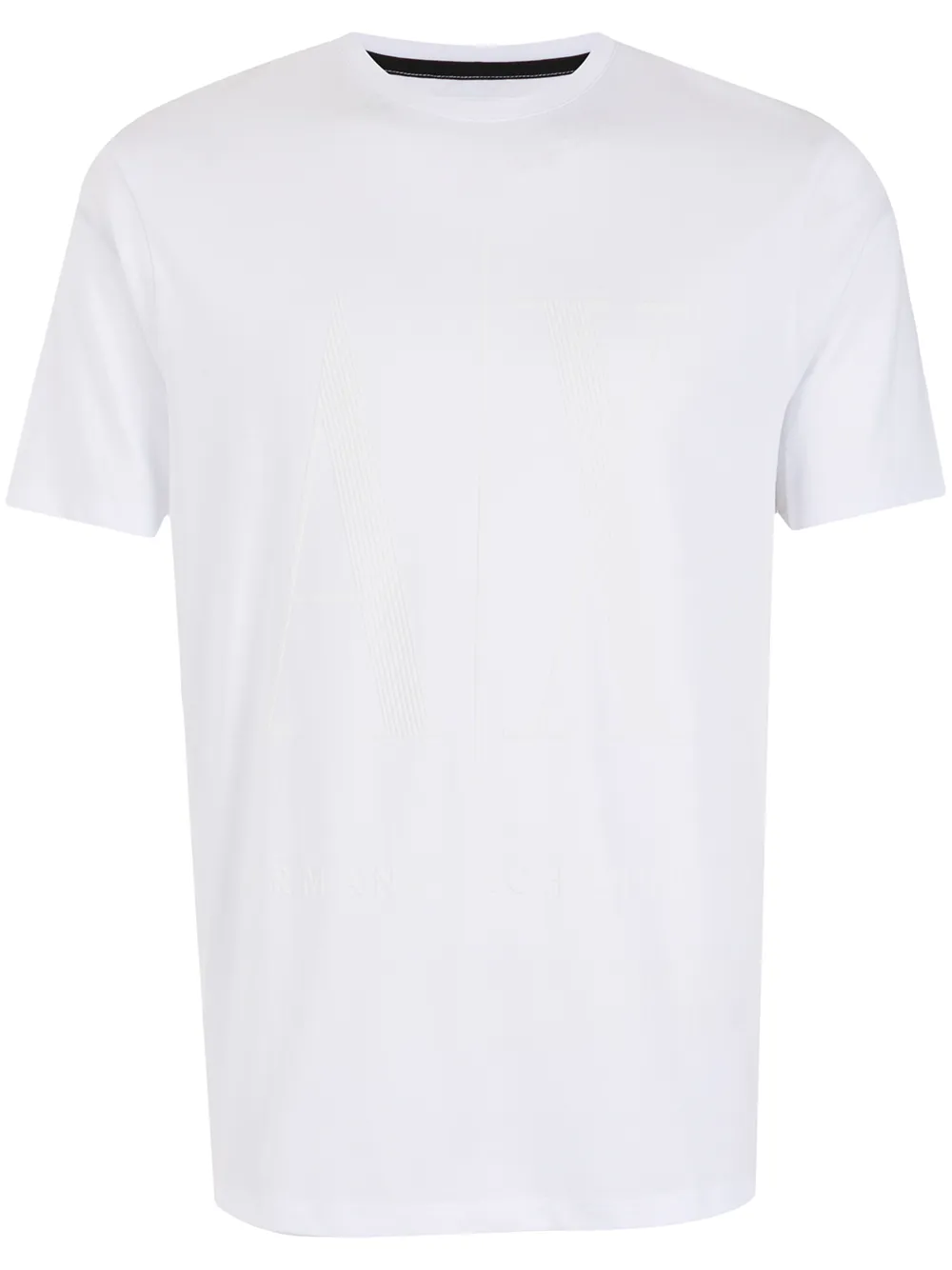 

Armani Exchange logo crew-neck T-shirt - Blanco