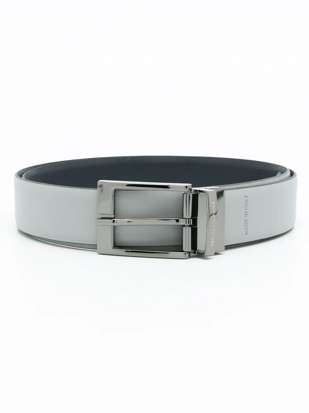 Armani Exchange Riem met vierkante gesp Zwart