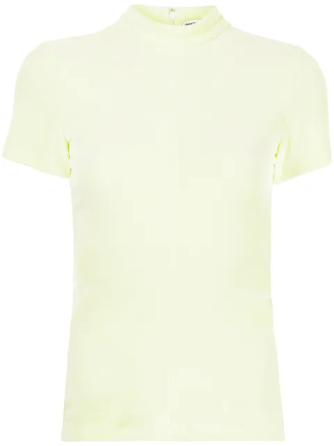 Alexander Wang mock-neck velour top