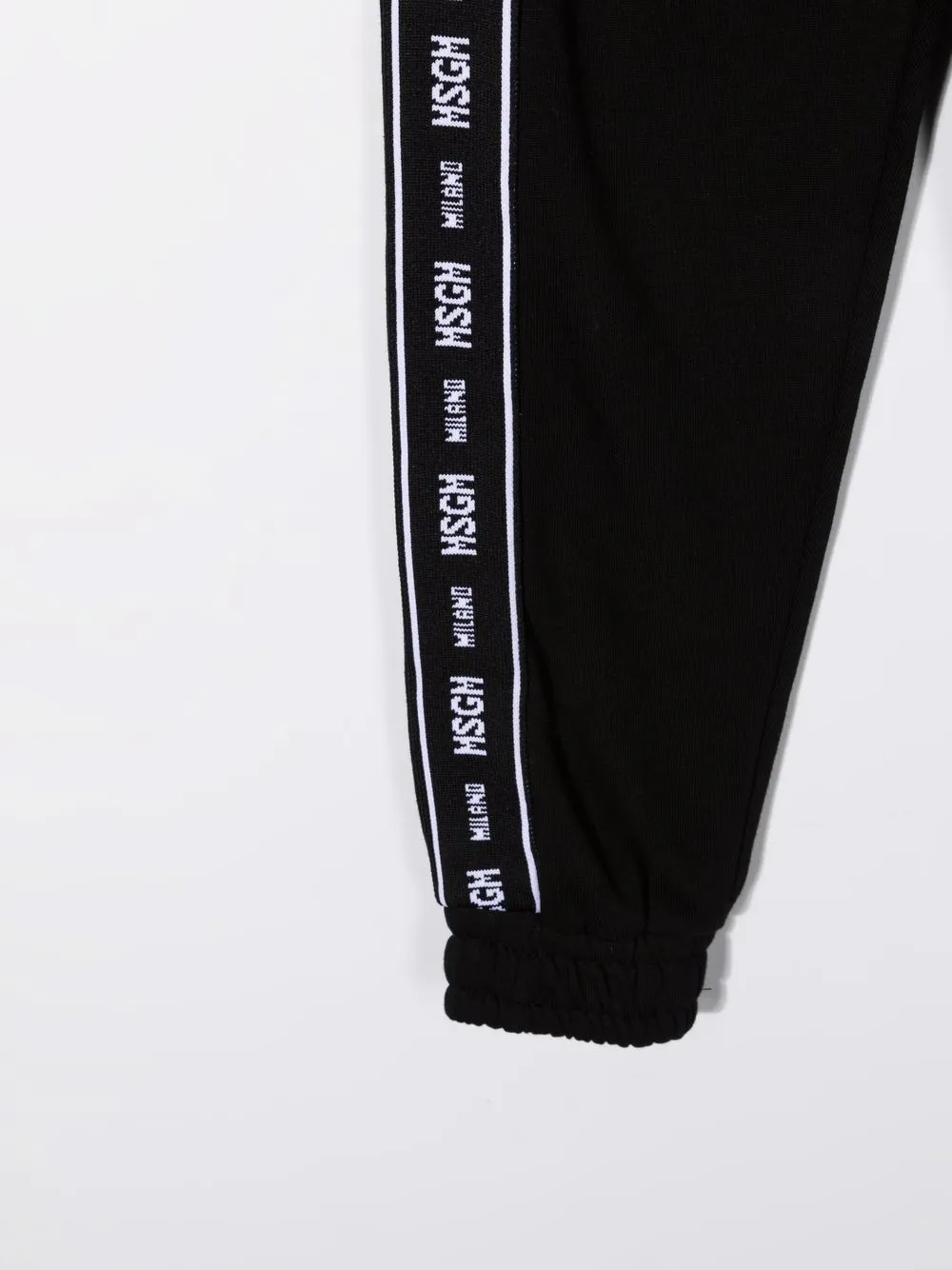  Msgm Kids Jogginghose Mit Logo Streifen   Schwarz 