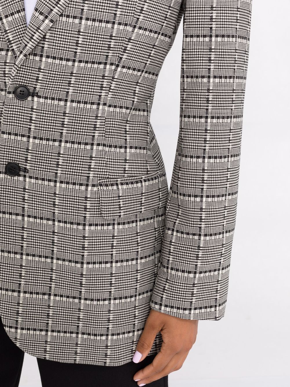 фото Wardrobe.nyc big-check contour blazer