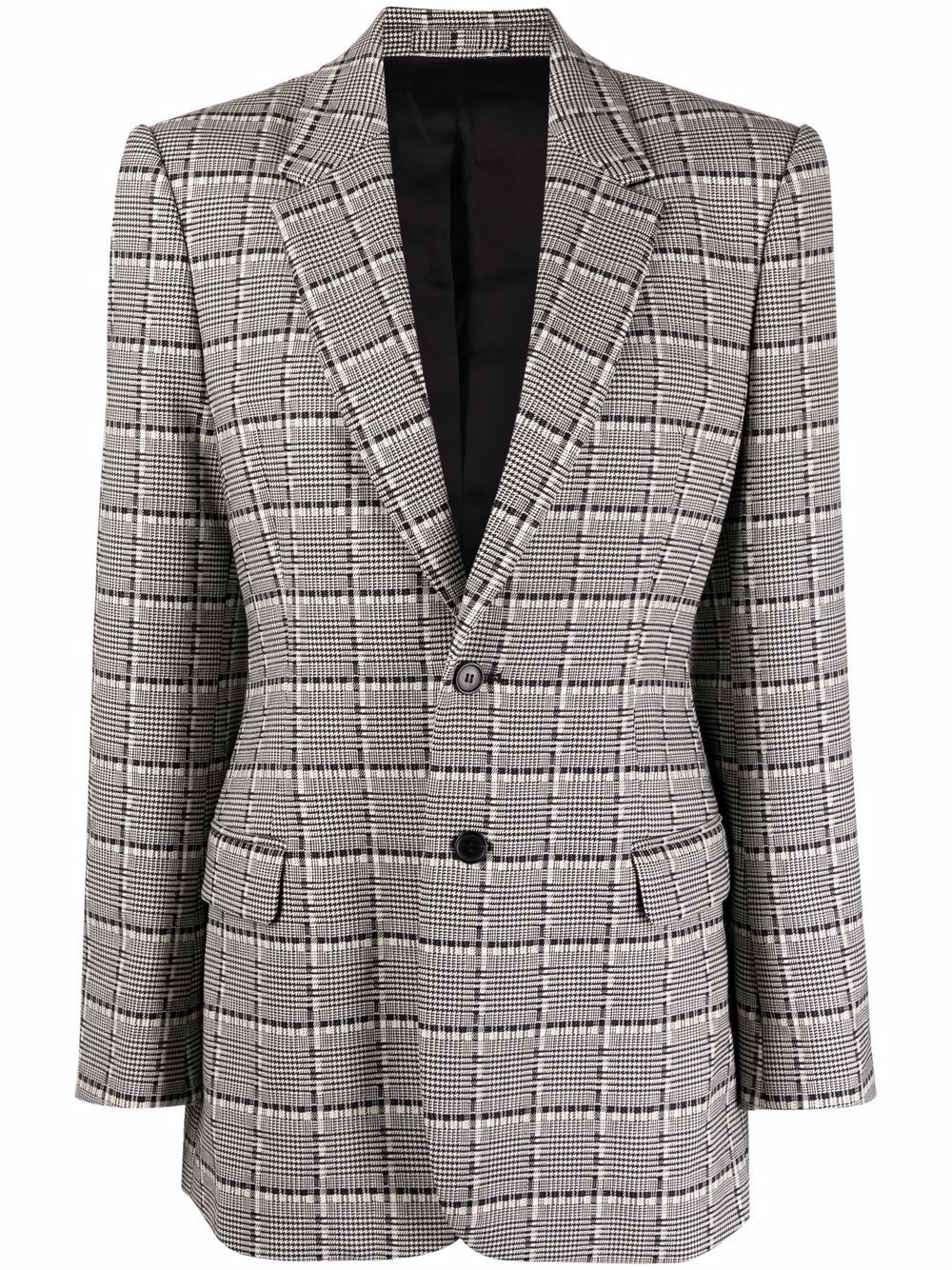 фото Wardrobe.nyc big-check contour blazer