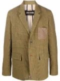 Uma Wang checked wool blazer - Yellow