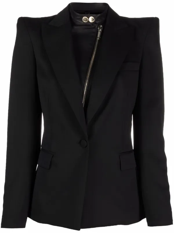 Pointy shoulder blazer Clearance