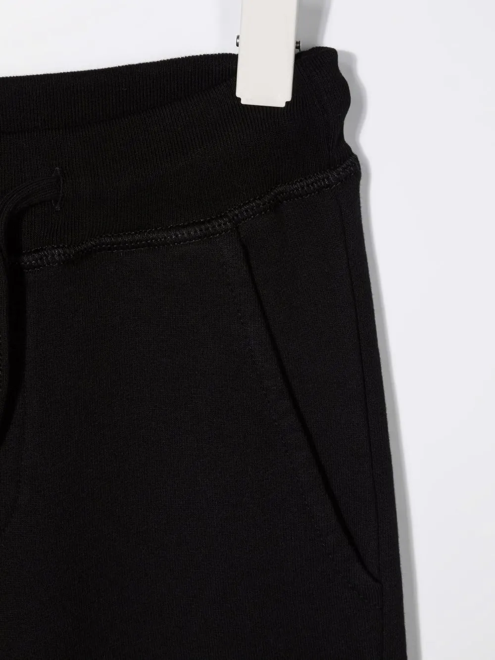 Dsquared2 Boys Black Kids Icon Logo Tapered Cotton Jogging Bottoms 6-16 Years 6 Years In Black