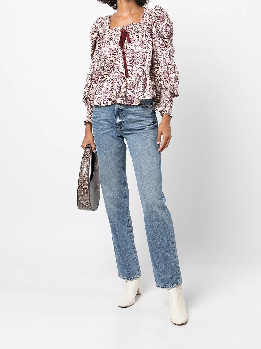 Image 2 of Cinq A Sept paisley-print blouse