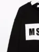 MSGM Kids logo-print cotton sweatshirt
