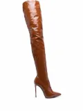 Le Silla Eva thigh-high stiletto boots - Brown
