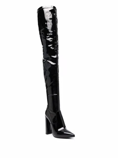 Le Silla Megan thigh-high leather boots 2945T100R3PPPOL001 - 1
